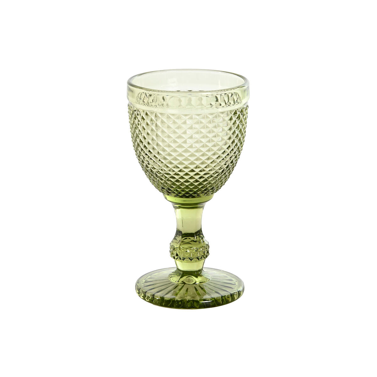 Set of cups DKD Home Decor Green Crystal 325 ml-0