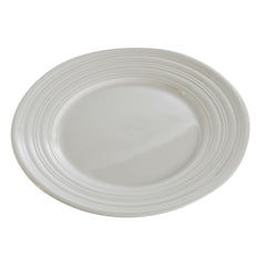 Flat Plate DKD Home Decor White Porcelain 19 x 19 x 2 cm-3