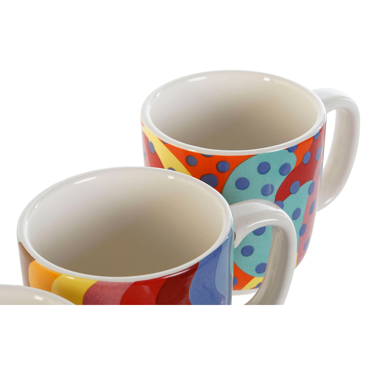 Coffee Set DKD Home Decor Multicolour Coral Bamboo Dolomite Modern 180 ml-3