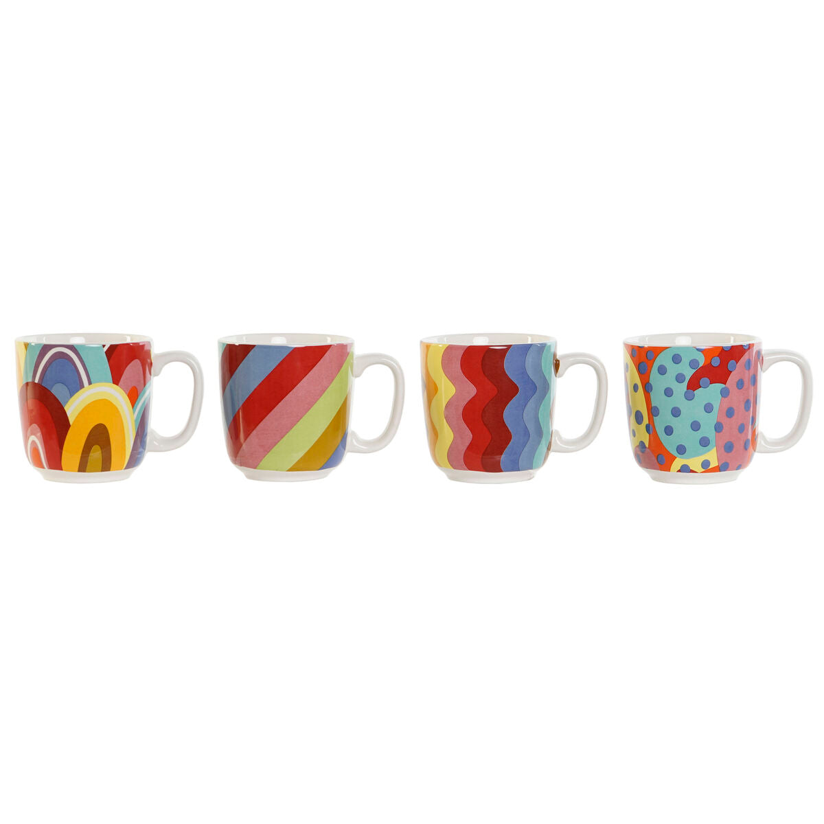Coffee Set DKD Home Decor Multicolour Coral Bamboo Dolomite Modern 180 ml-0