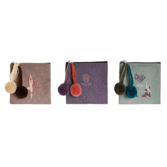 Purse DKD Home Decor Brown Green Burgundy Yoga (3 Units)-0
