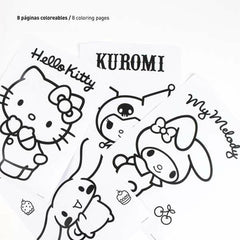 Drawing Set Hello Kitty White-3