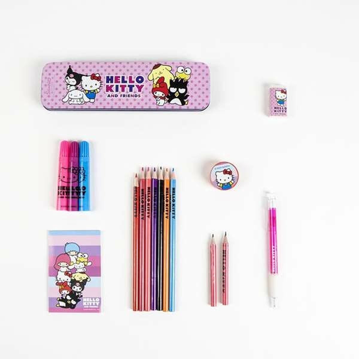 Drawing Set Hello Kitty White-2