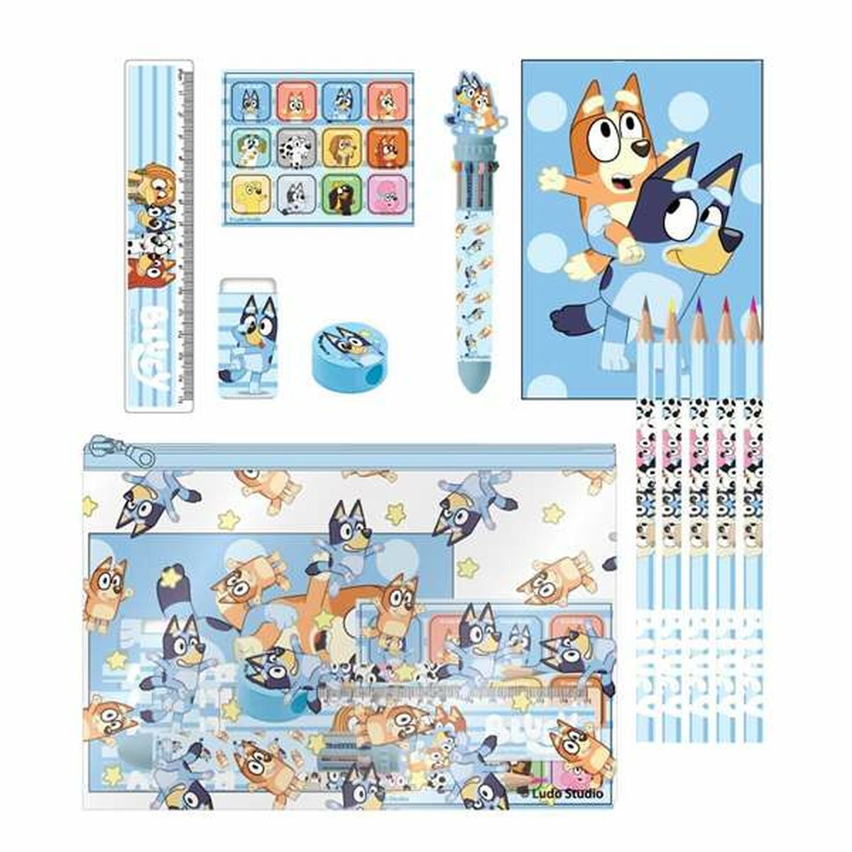 Drawing Set Bluey Blue-0