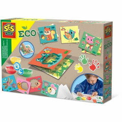 Drawing Set SES Creative Eco Finger Paint Cards-0