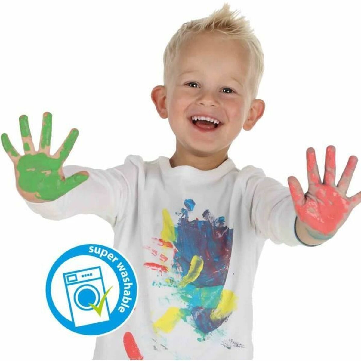 Drawing Set SES Creative Eco Finger Paint Cards-5