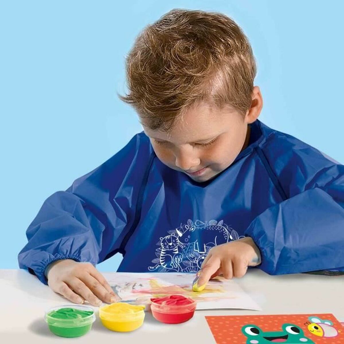 Drawing Set SES Creative Eco Finger Paint Cards-4
