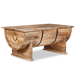vidaXL Coffee Table Solid Mango Wood 34.6"x19.7"x15.7"-1