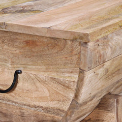 vidaXL Coffee Table Solid Mango Wood 34.6"x19.7"x15.7"-2