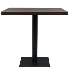 vidaXL Bistro Table Kitchen Bar Table Dining Room Table MDF and Steel Round-2