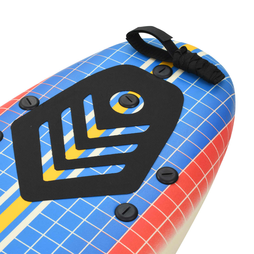 vidaXL Surfboard 66.9" Mosaic-4