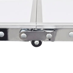 vidaXL Foldable Camping Table Height Adjustable Aluminum 47.2"x23.6"-3