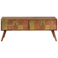 vidaXL Coffee Table 39.4"x19.7"x15.4" Solid Sheesham Wood-3