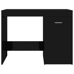 vidaXL Desk Computer Desk Office Desk Workstation with Shelves Engineered Wood-0