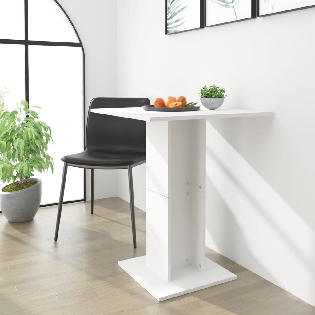 vidaXL Bistro Table Kitchen Dining Room Bar Table Dining Table Engineered Wood-10