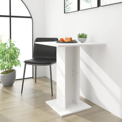vidaXL Bistro Table Kitchen Dining Room Bar Table Dining Table Engineered Wood-10