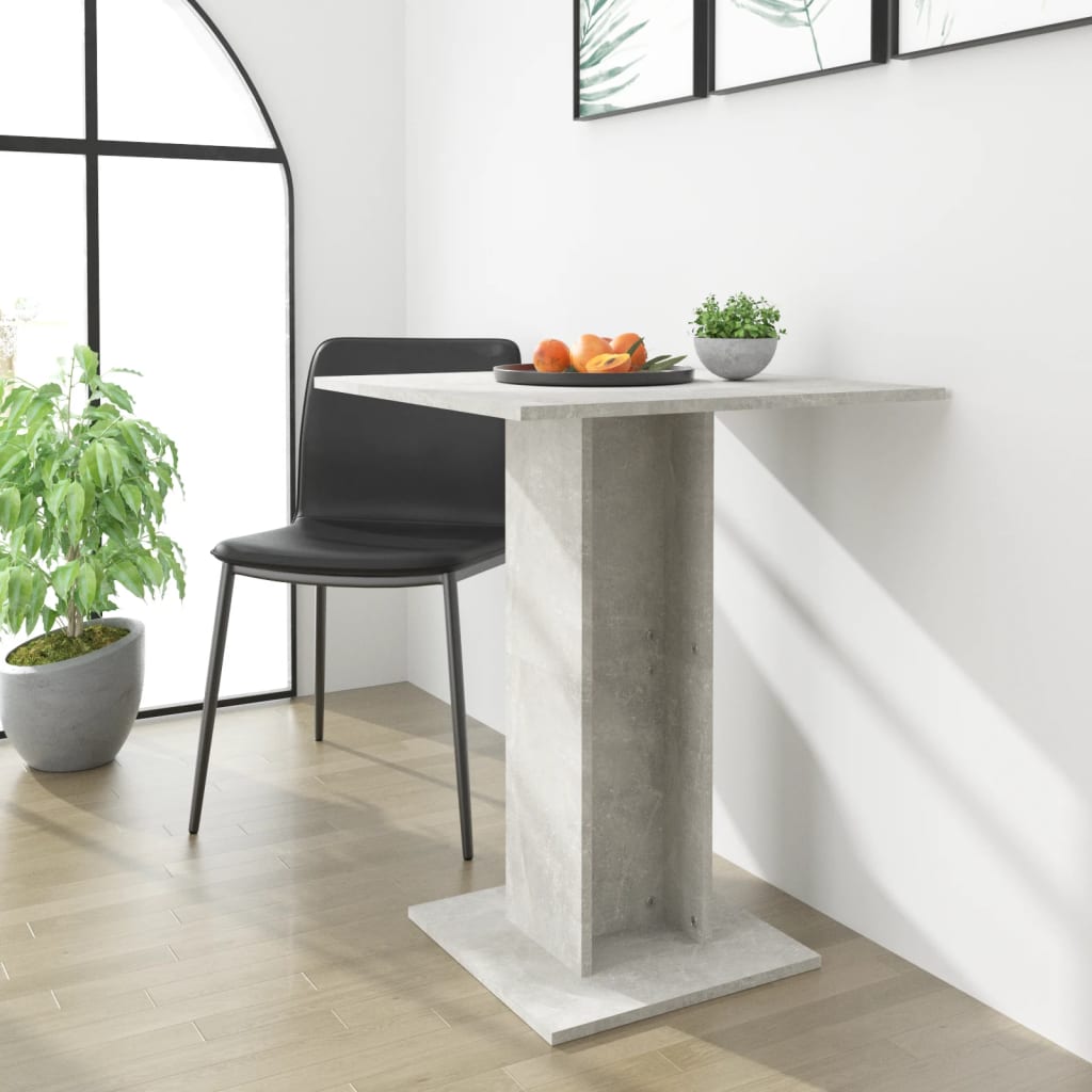 vidaXL Bistro Table Kitchen Dining Room Bar Table Dining Table Engineered Wood-6