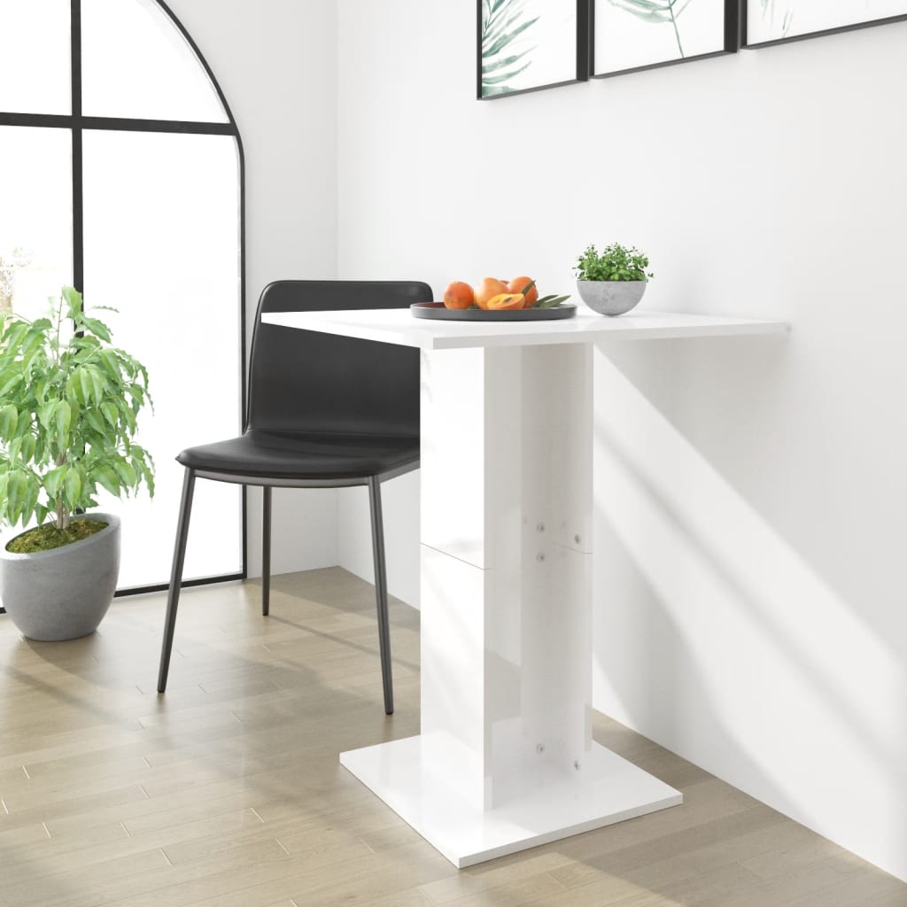vidaXL Bistro Table Kitchen Dining Room Bar Table Dining Table Engineered Wood-8