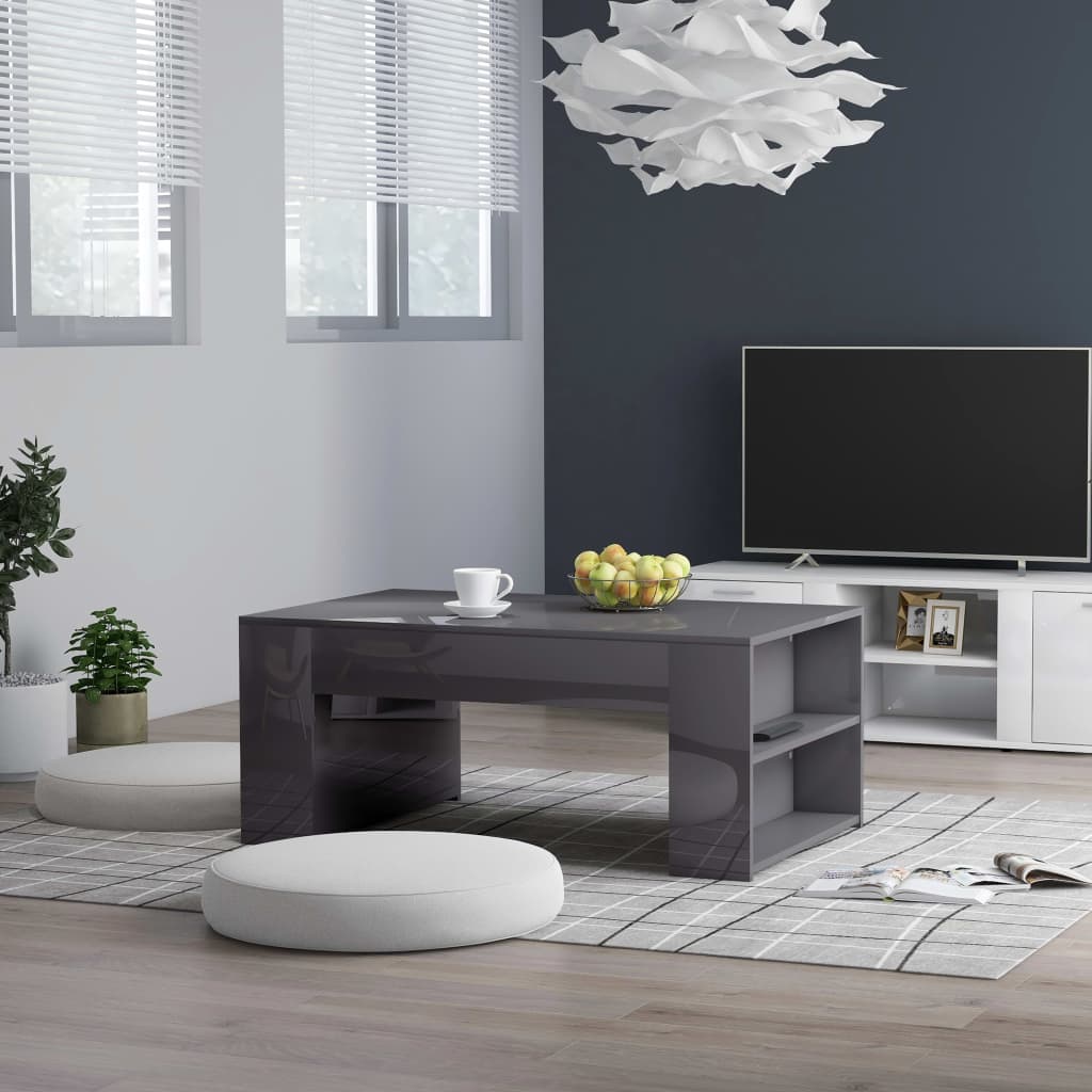 vidaXL Coffee Table Accent End Side Sofa Table for Living Room Engineered Wood-13