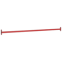 vidaXL 1/2/3x Turning Bars Steel Red Gymnastic Gym Equipment Horizontal Bar-0