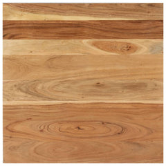 vidaXL Coffee Table 26.8"x26.8"x13.8" Solid Acacia Wood-3