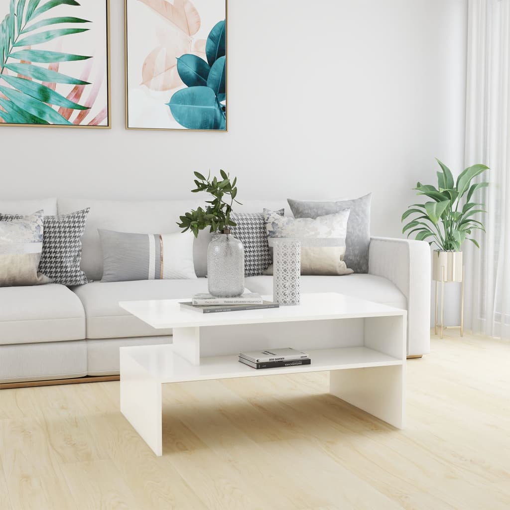 vidaXL Coffee Table Accent End Side Sofa Table for Living Room Engineered Wood-12