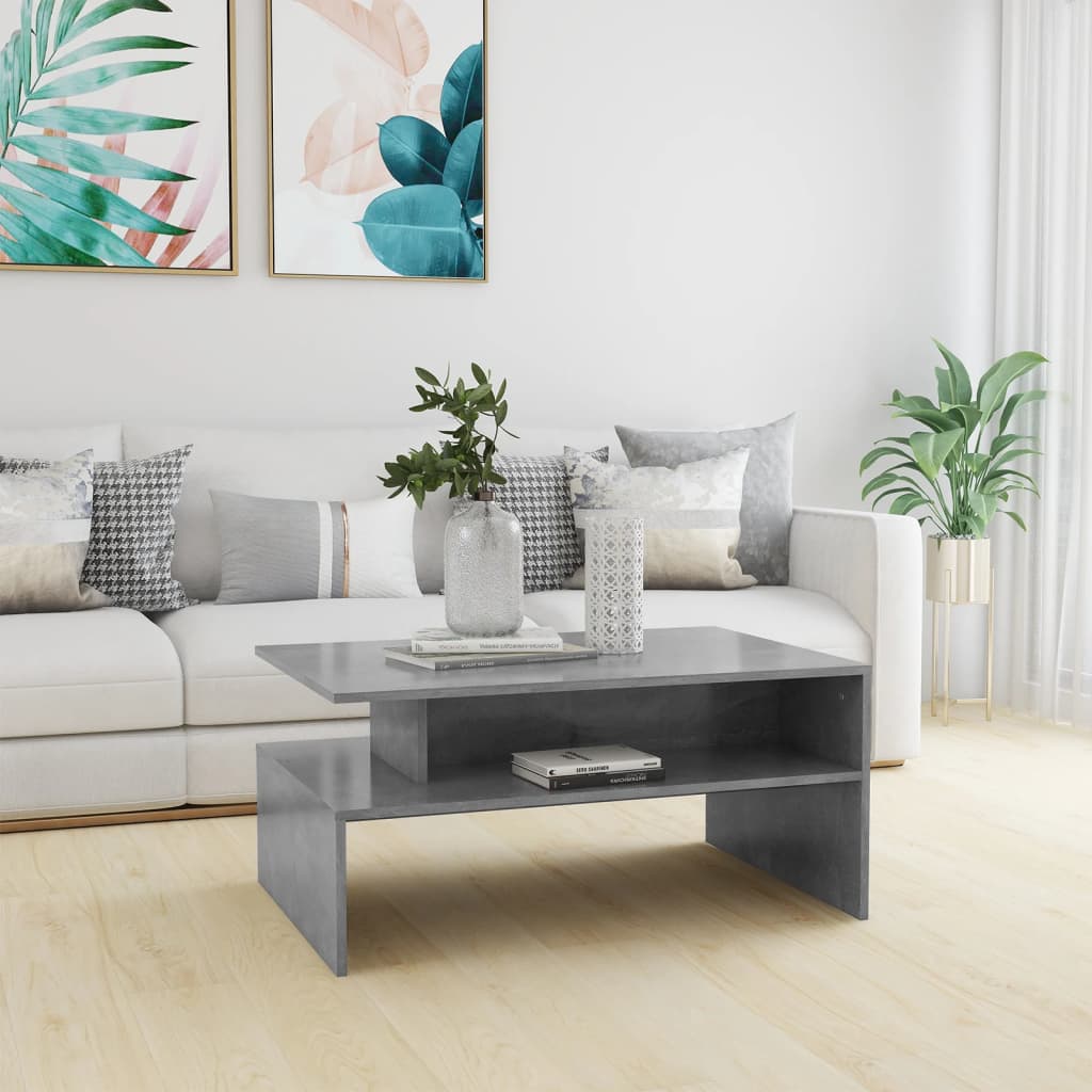 vidaXL Coffee Table Accent End Side Sofa Table for Living Room Engineered Wood-6