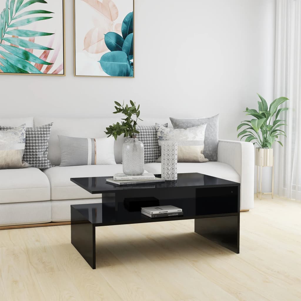 vidaXL Coffee Table Accent End Side Sofa Table for Living Room Engineered Wood-8