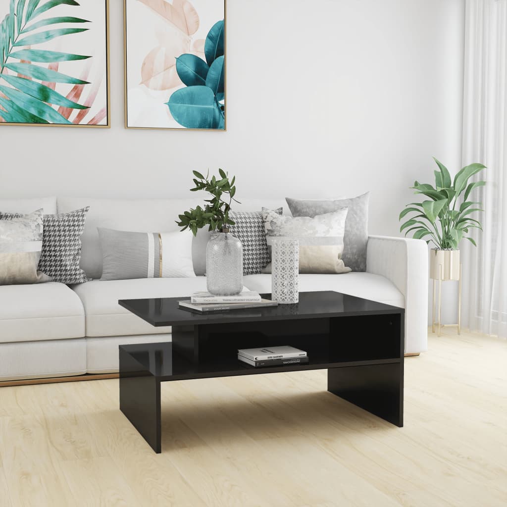 vidaXL Coffee Table Accent End Side Sofa Table for Living Room Engineered Wood-9