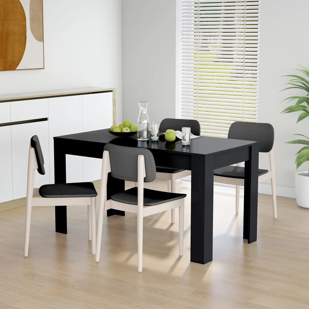 vidaXL Dining Table Engineered Wood Kitchen Dining Room Furniture Multi Colors-5