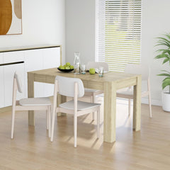 vidaXL Dining Table Engineered Wood Kitchen Dining Room Furniture Multi Colors-11