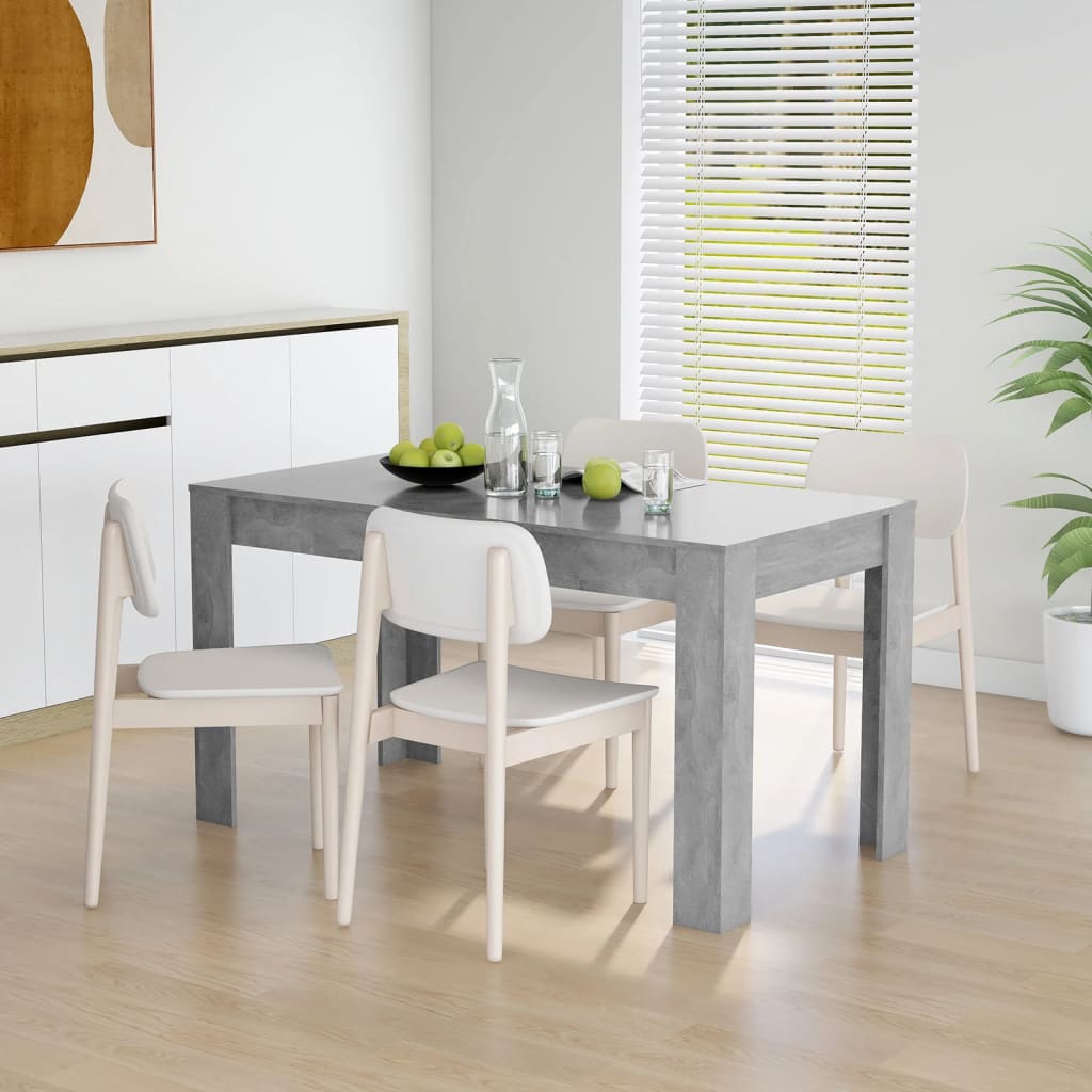 vidaXL Dining Table Engineered Wood Kitchen Dining Room Furniture Multi Colors-6