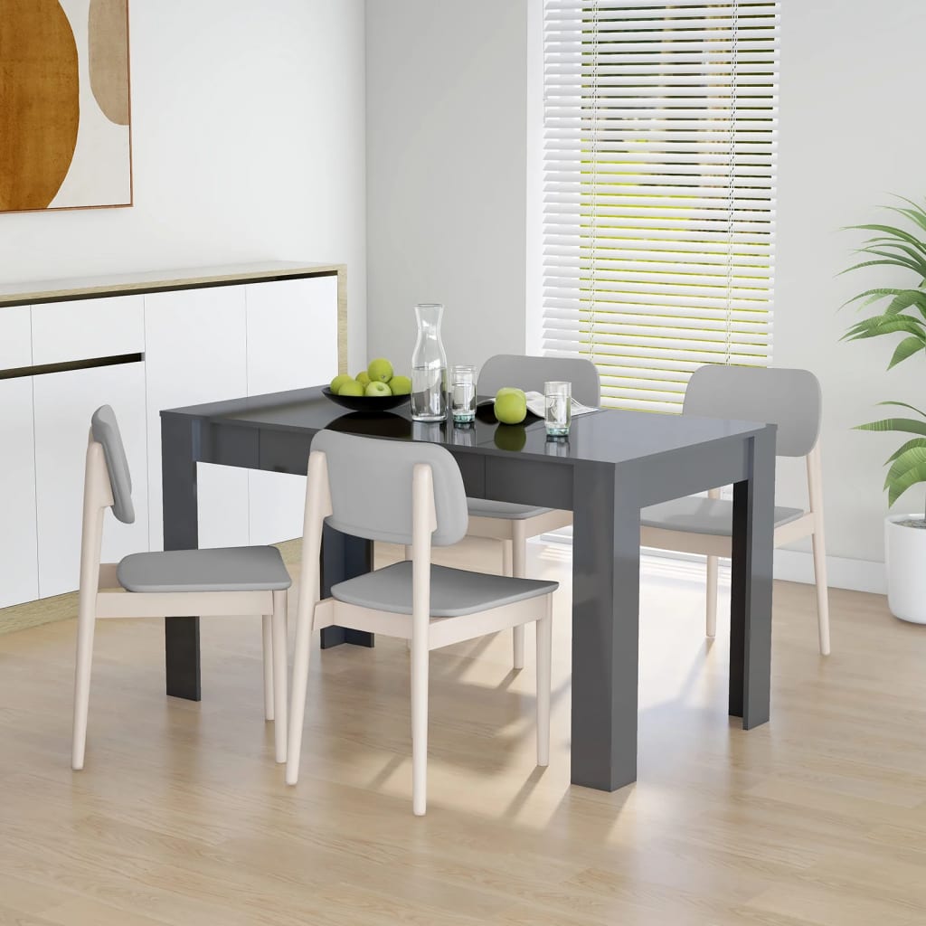 vidaXL Dining Table Engineered Wood Kitchen Dining Room Furniture Multi Colors-9