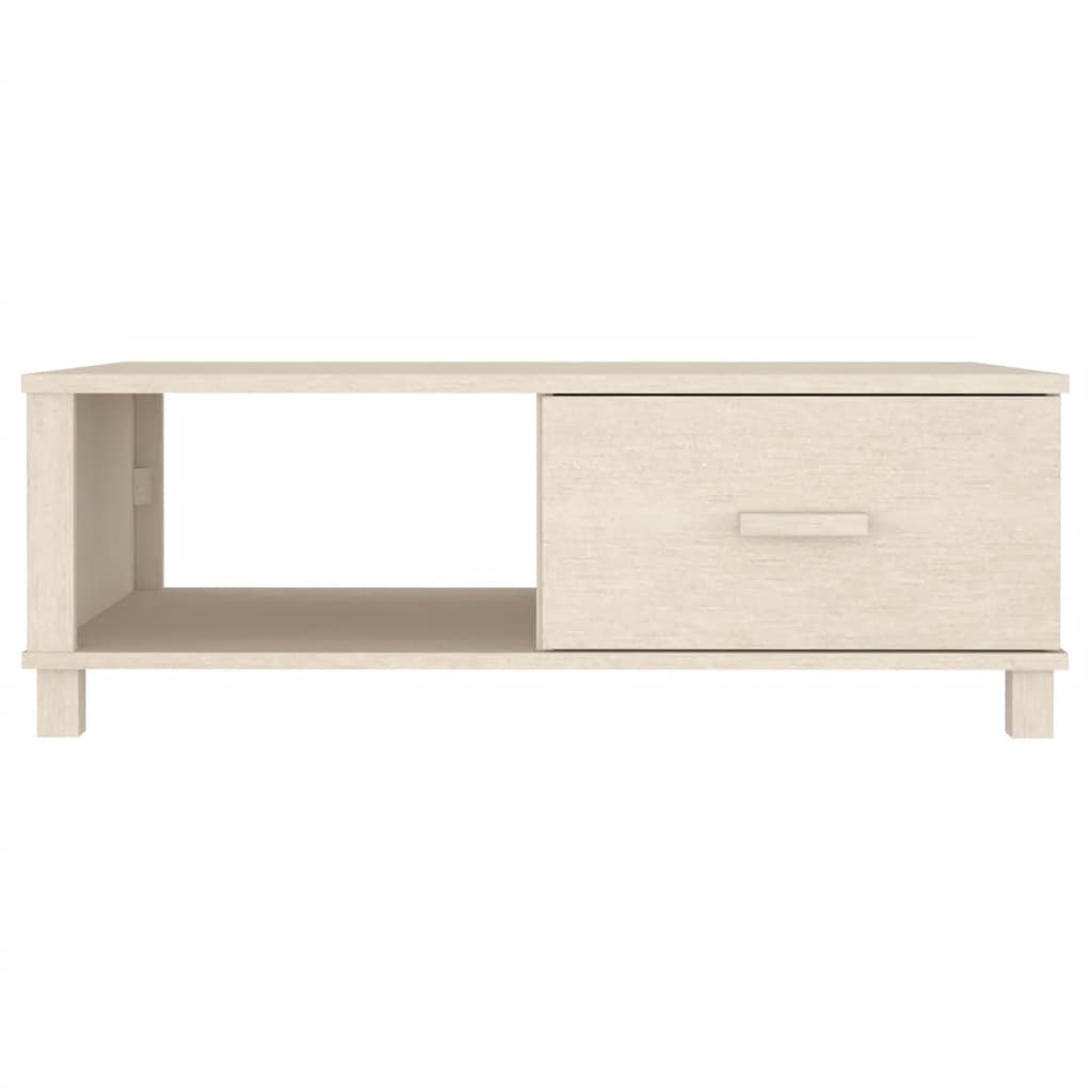 vidaXL Coffee Table End Table Living Room Side Table HAMAR Solid Wood Pine-3