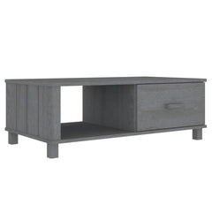 vidaXL Coffee Table End Table Living Room Side Table HAMAR Solid Wood Pine-2