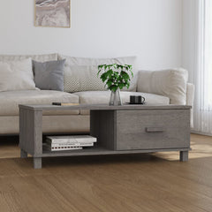 vidaXL Coffee Table End Table Living Room Side Table HAMAR Solid Wood Pine-1