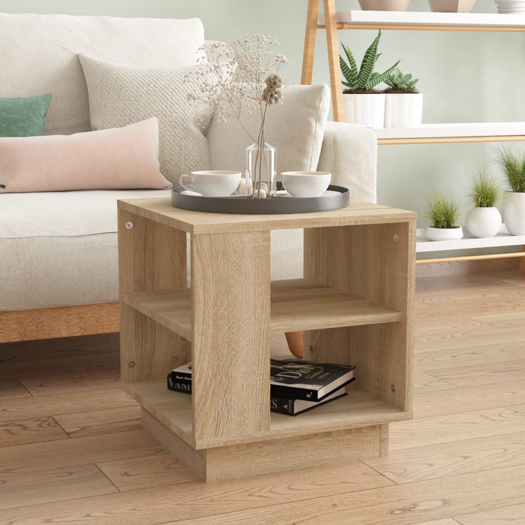vidaXL Coffee Table Accent End Side Sofa Table for Living Room Engineered Wood-10