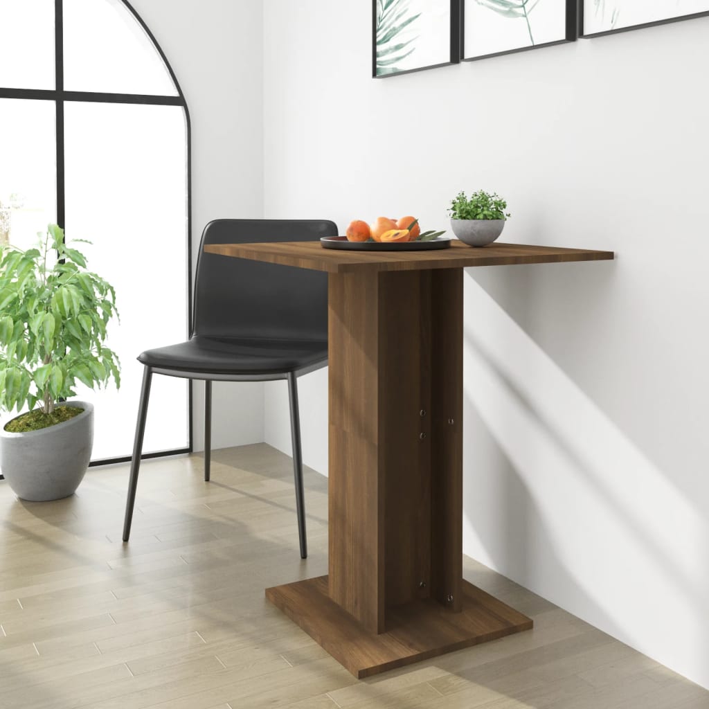 vidaXL Bistro Table Kitchen Dining Room Bar Table Dining Table Engineered Wood-4