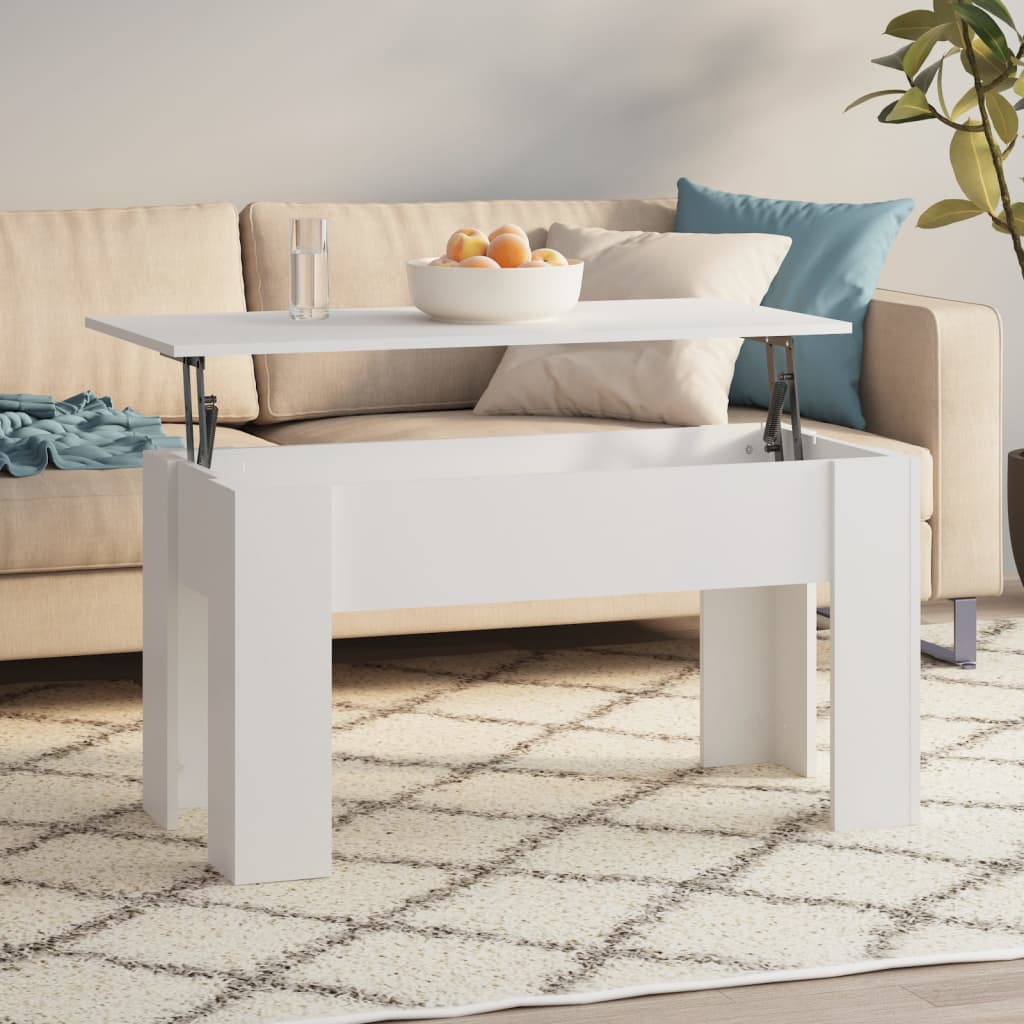 vidaXL Coffee Table Lift Top End Table Accent Side Sofa Table Engineered Wood-1