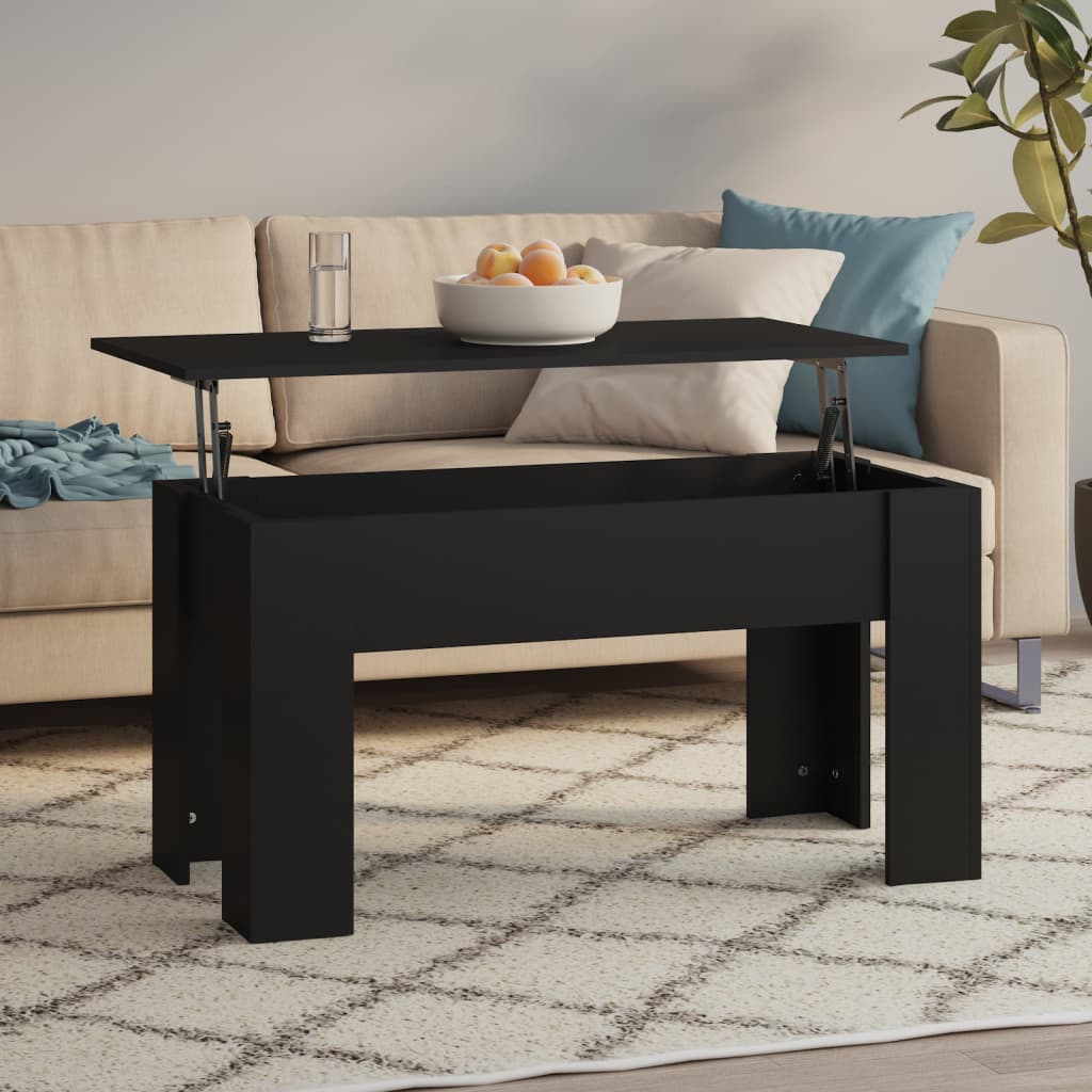 vidaXL Coffee Table Lift Top End Table Accent Side Sofa Table Engineered Wood-5