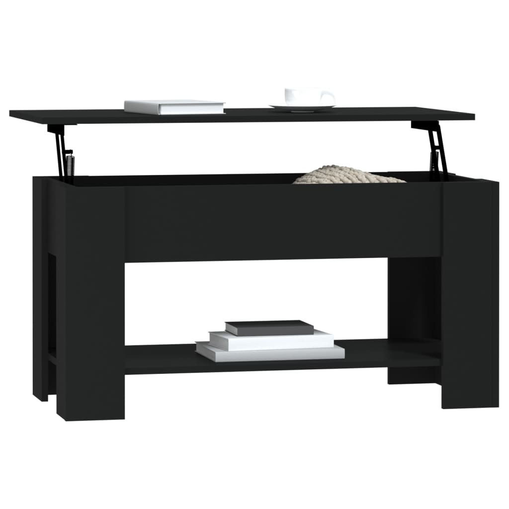 vidaXL Coffee Table Lift Top End Table Accent Side Sofa Table Engineered Wood-3