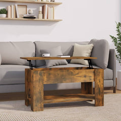 vidaXL Coffee Table Lift Top End Table Accent Side Sofa Table Engineered Wood-10