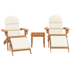 vidaXL 3 Piece Adirondack Patio Lounge Set Solid Wood Acacia-1