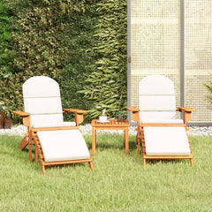 vidaXL 3 Piece Adirondack Patio Lounge Set Solid Wood Acacia-0