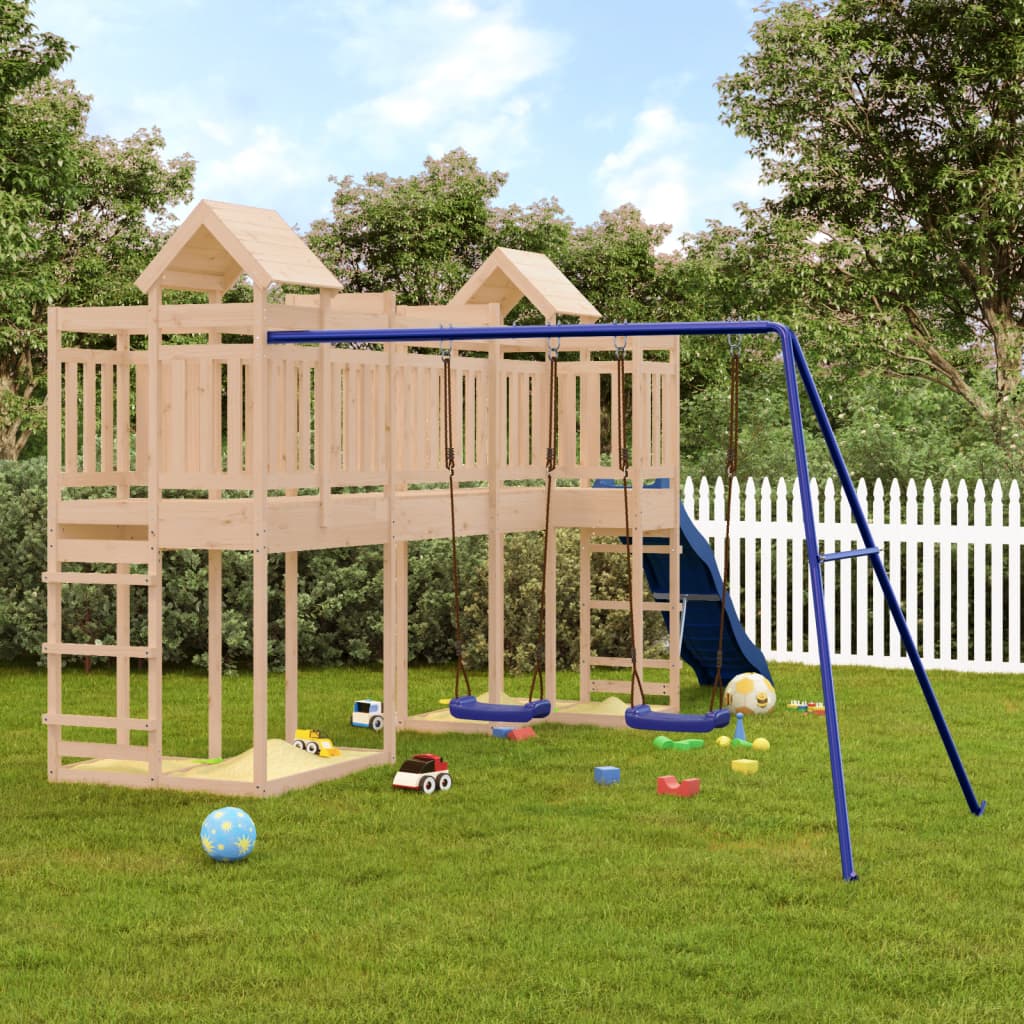 vidaXL Outdoor Playset Solid Wood Pine-0