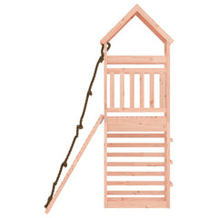 vidaXL Playhouse with Climbing Wall Solid Wood Douglas-2