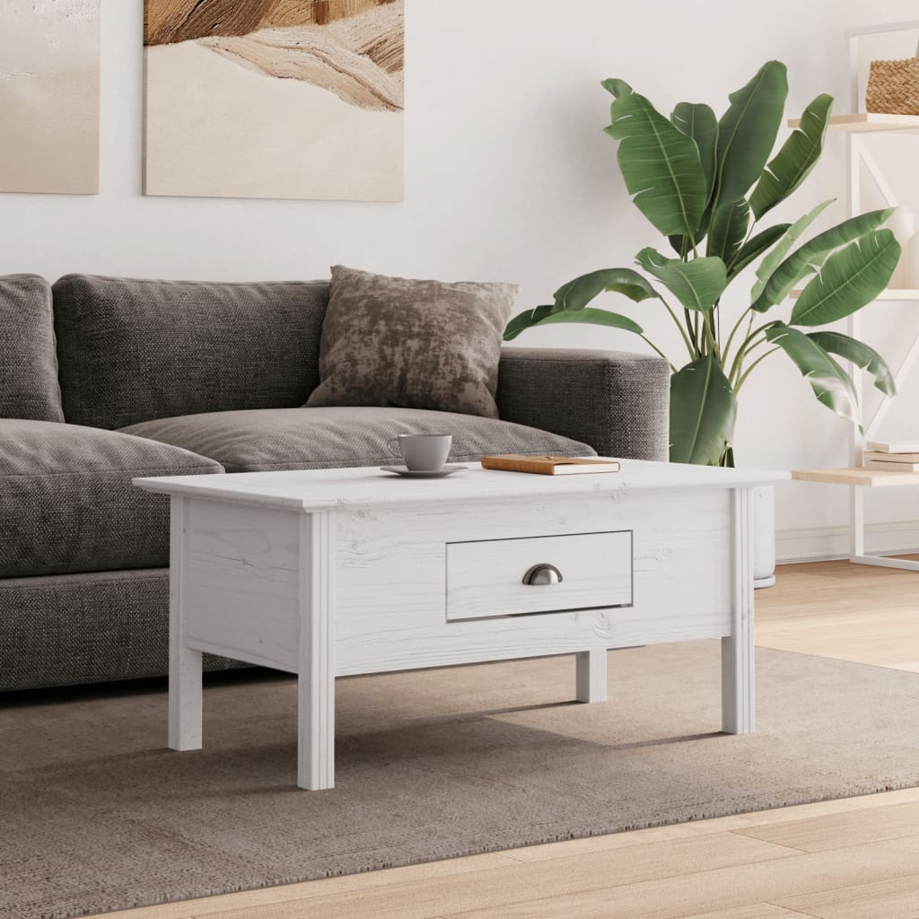 vidaXL Coffee Table Accent Side Table for Living Room BODO Solid Wood Pine-6