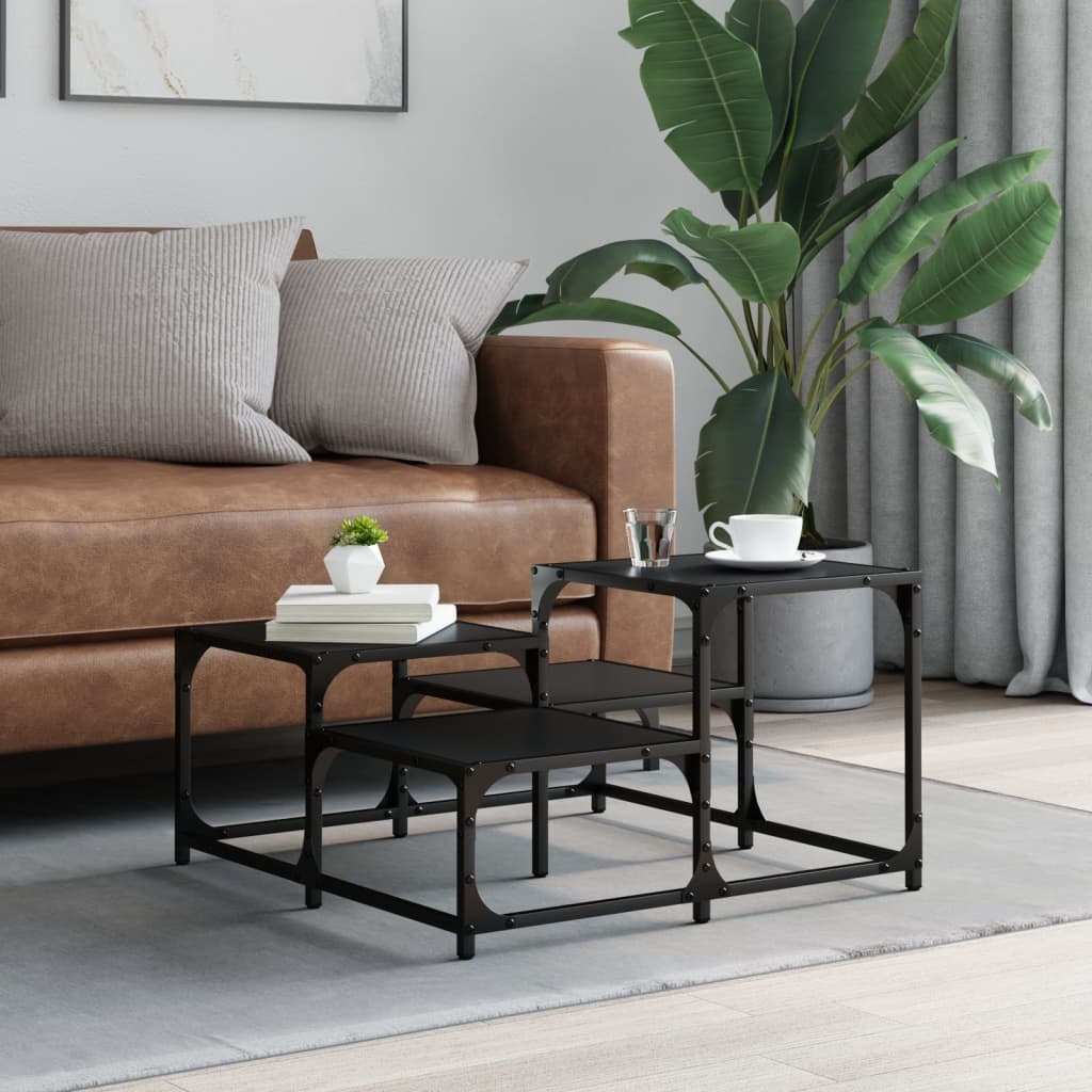 vidaXL Coffee Table Accent Sofa Center End Desk Furniture Engineered Wood-2