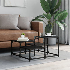vidaXL Coffee Table Accent Sofa Center End Desk Furniture Engineered Wood-3