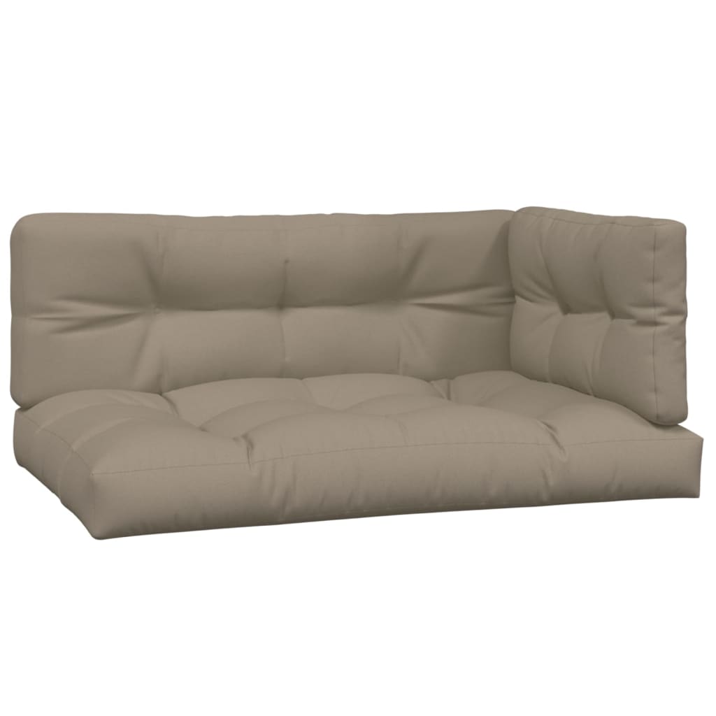 vidaXL 4 Piece Patio Pallet Sofa Set with Cushions Solid Wood Acacia-4